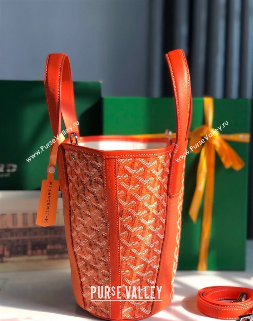 Goyard Belharra Tote bag with Heart Print Orange 2024 120230 (nana-24103060)