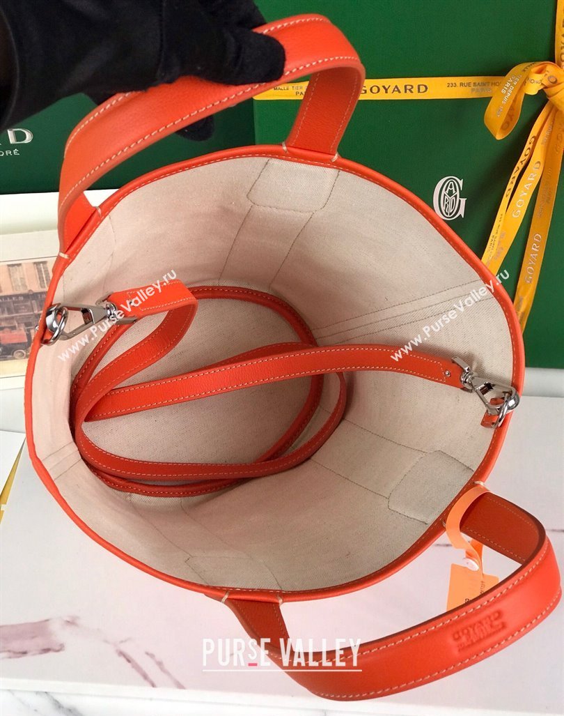 Goyard Belharra Tote bag with Heart Print Orange 2024 120230 (nana-24103060)