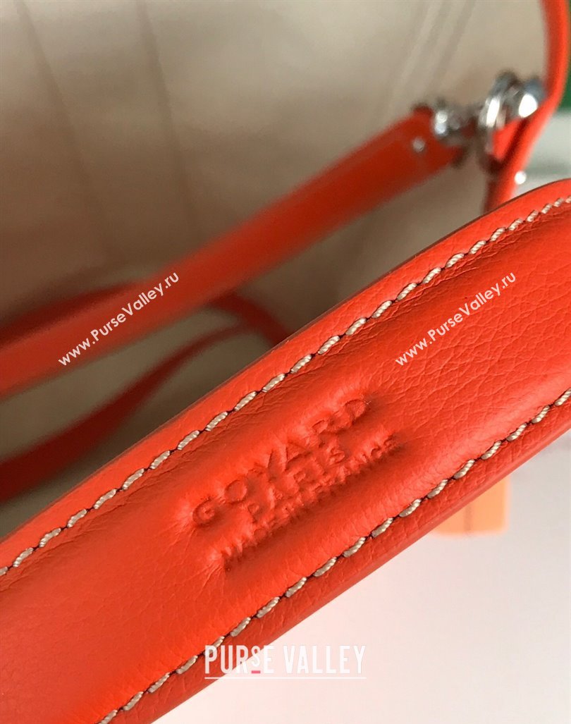 Goyard Belharra Tote bag with Heart Print Orange 2024 120230 (nana-24103060)