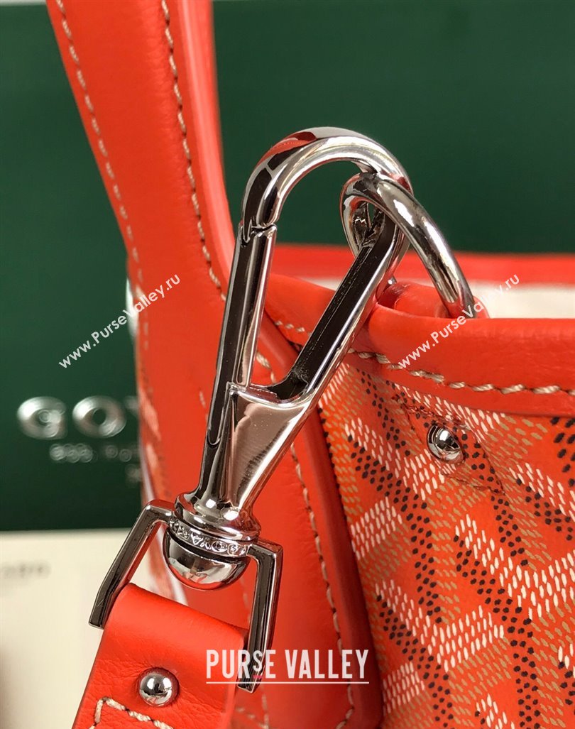 Goyard Belharra Tote bag with Web Heart Orange 2024 120230 (nana-24103061)