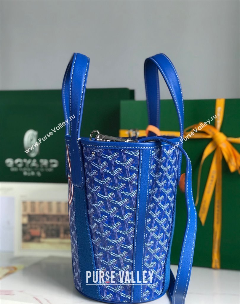 Goyard Belharra Tote bag with Web Heart Sky Blue 2024 120230 (nana-24103064)