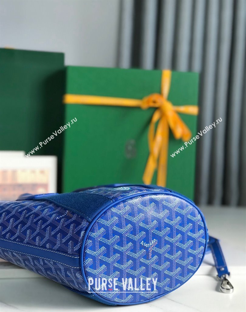 Goyard Belharra Tote bag with Heart Print Sky Blue 2024 120230 (nana-24103065)