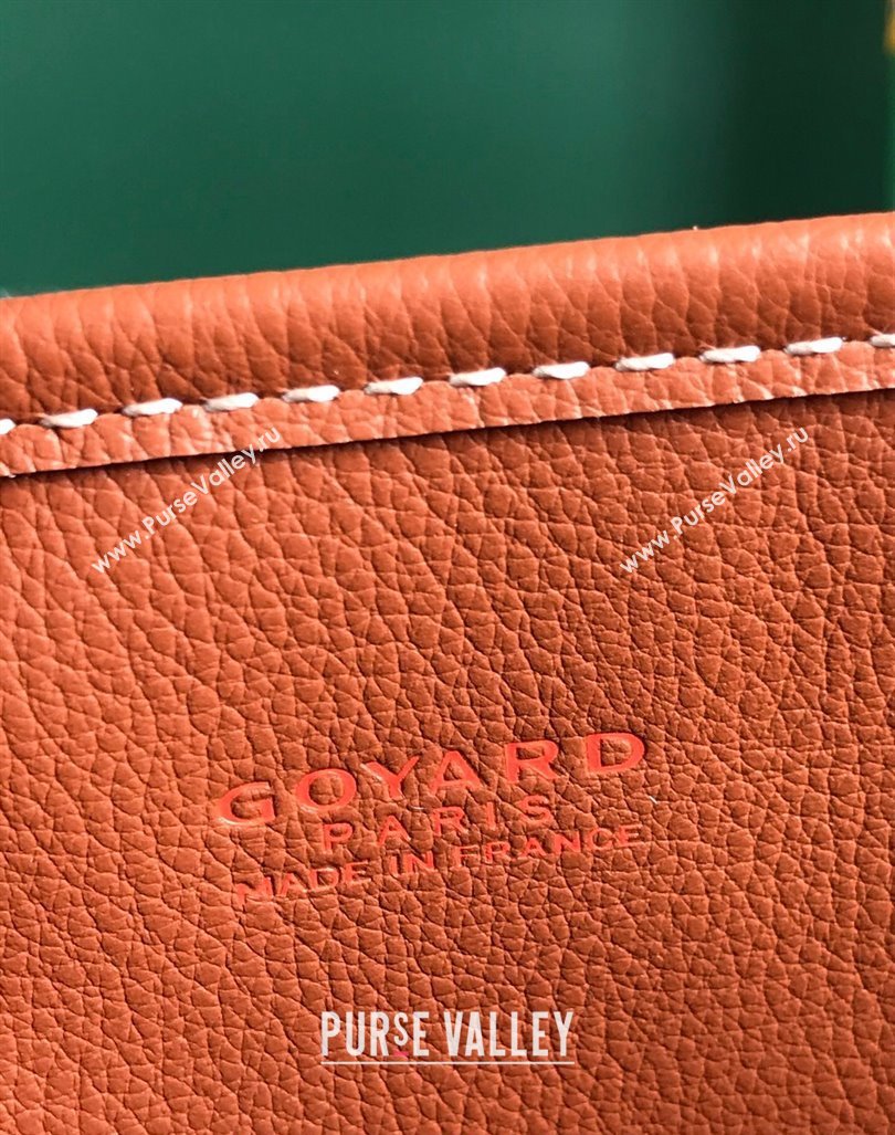 Goyard Anjou Mini Tote bag with Heart Print Brown 2024 020660 (nana-24103051)