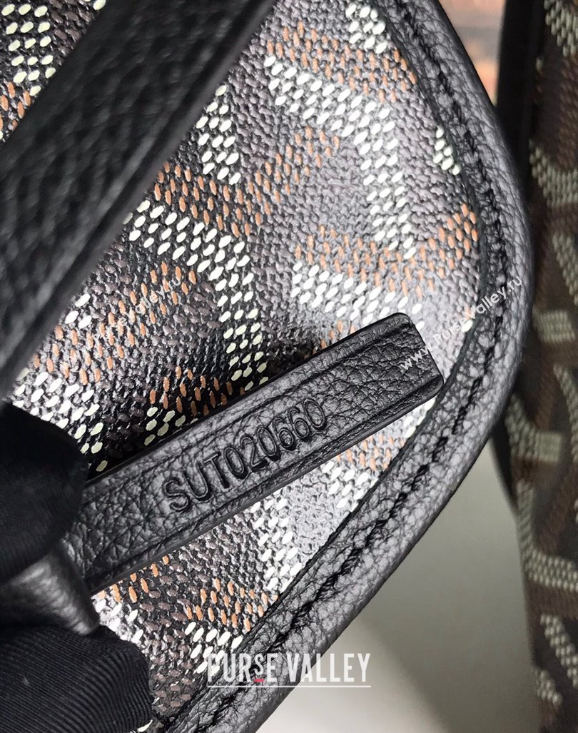 Goyard Anjou Mini Tote bag with Heart Print Black 2024 020660 (nana-24103054)