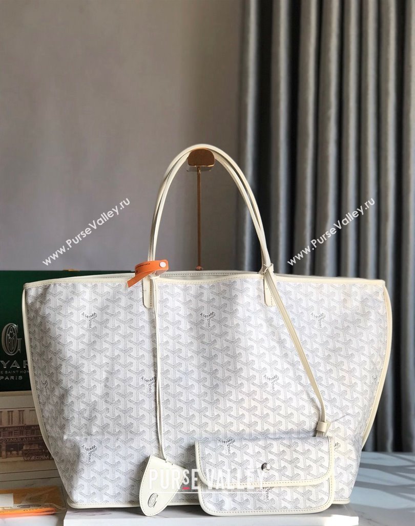 Goyard Reversible Anjou GM Tote bag White 2024 020661 (nana-24103043)