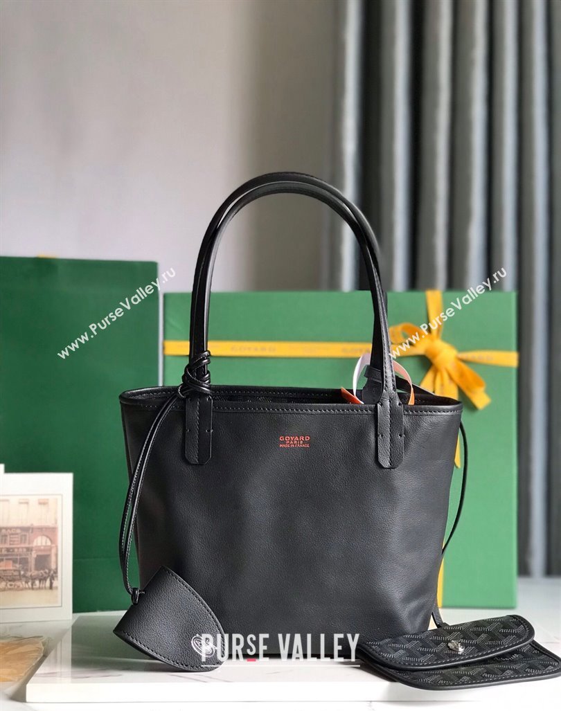 Goyard Anjou Mini Tote bag with Y Print Dark Black 2024 020660 (nana-24103044)