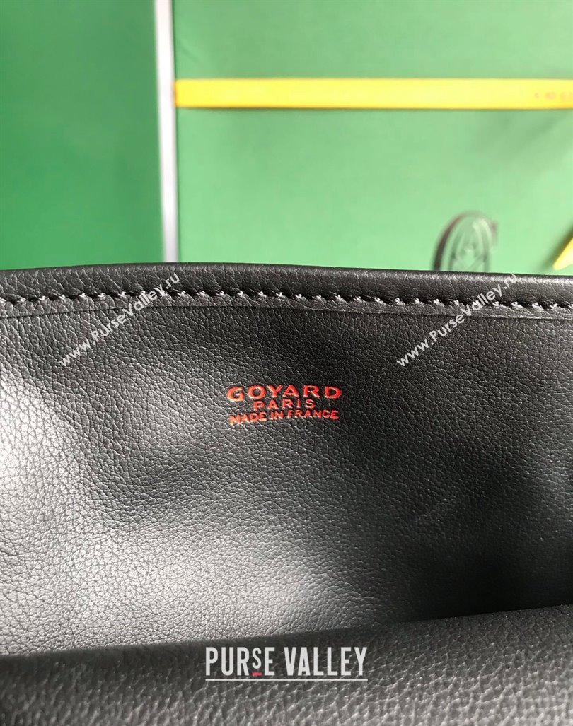 Goyard Anjou Mini Tote bag with Y Print Dark Black 2024 020660 (nana-24103044)