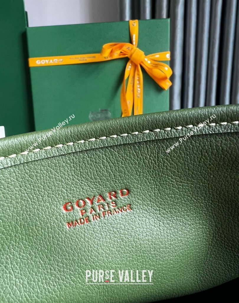 Goyard Anjou Mini Tote bag with Y Print Avocado Green 2024 020660 (nana-24103045)