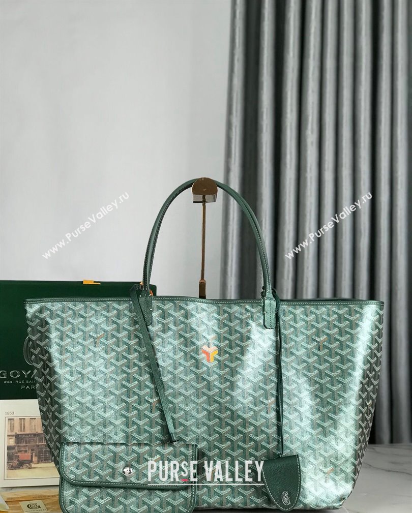 Goyard Glittering Saint Louis GM Tote Bag Pearly Green 2024 020144 (ZHANG-241108002)