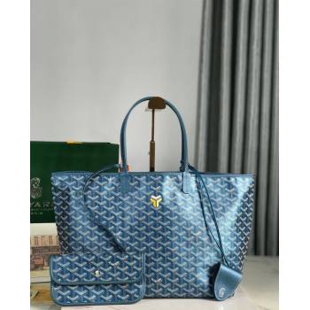 Goyard Glittering Saint Louis GM Tote Bag Pearly Blue 2024 020144 (ZHANG-241108001)