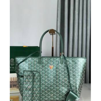 Goyard Glittering Saint Louis PM Tote Bag Pearly Green 2024 020144 (ZHANG-241108004)