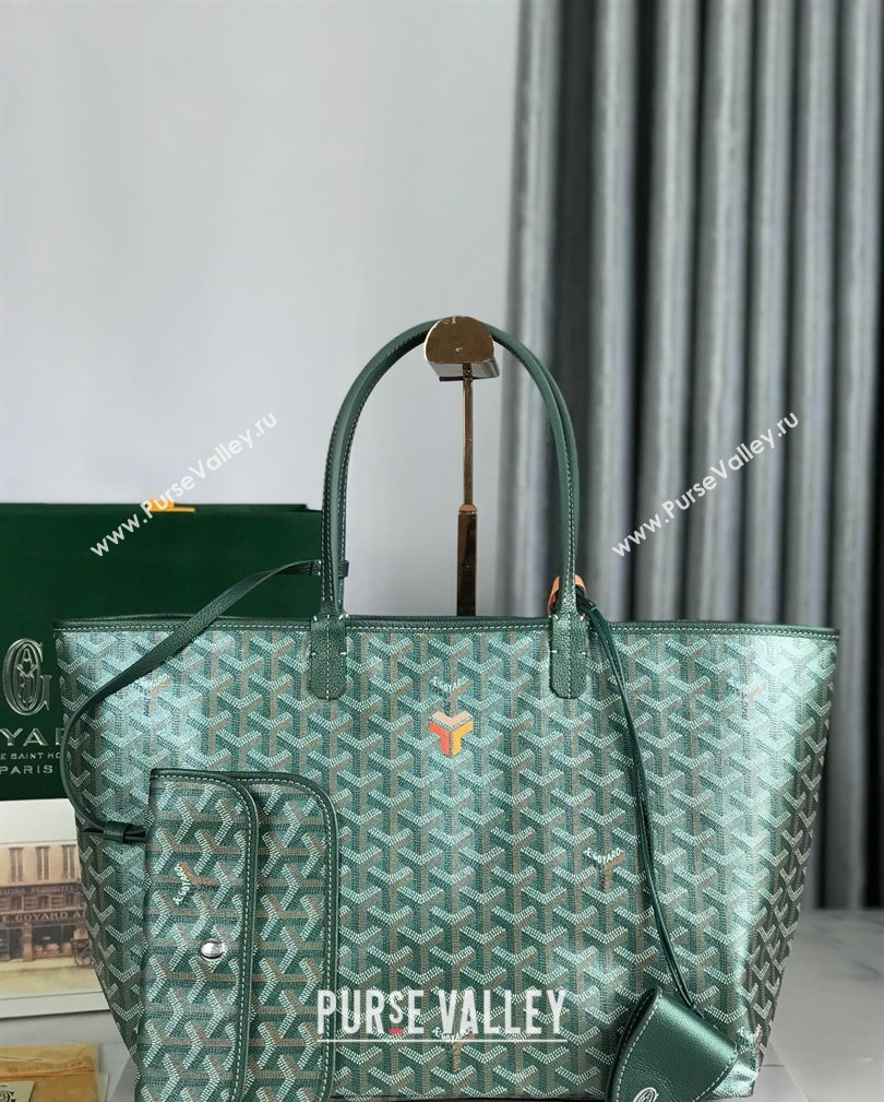 Goyard Glittering Saint Louis PM Tote Bag Pearly Green 2024 020144 (ZHANG-241108004)