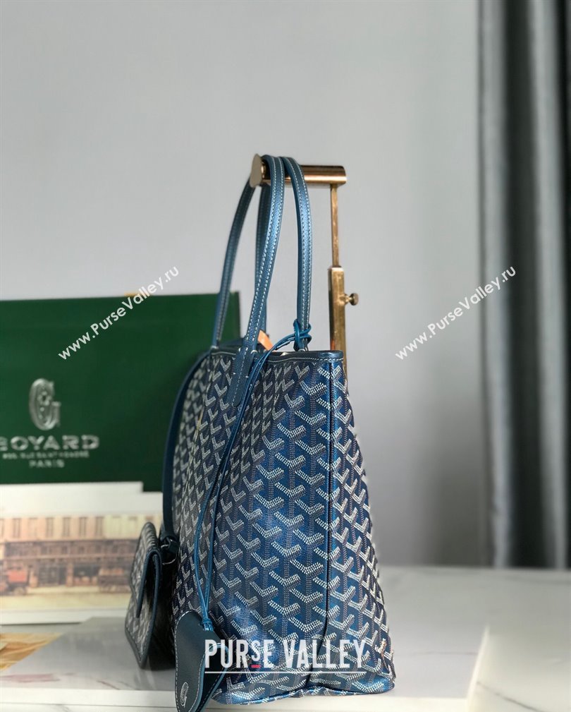 Goyard Glittering Saint Louis GM Tote Bag Pearly Blue 2024 020144 (ZHANG-241108001)