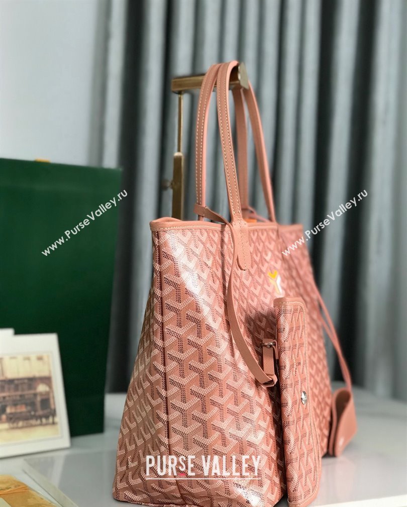 Goyard Glittering Saint Louis PM Tote Bag Pearly Pink 2024 020144 (ZHANG-241108005)