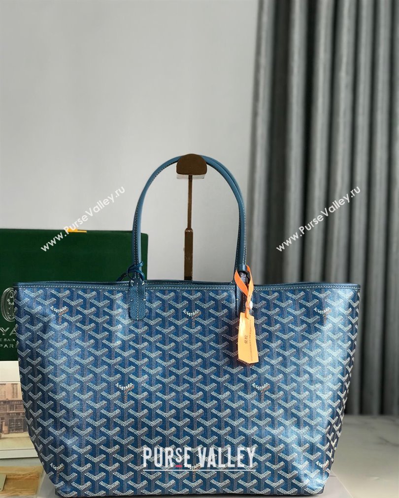 Goyard Glittering Saint Louis GM Tote Bag Pearly Blue 2024 020144 (ZHANG-241108001)