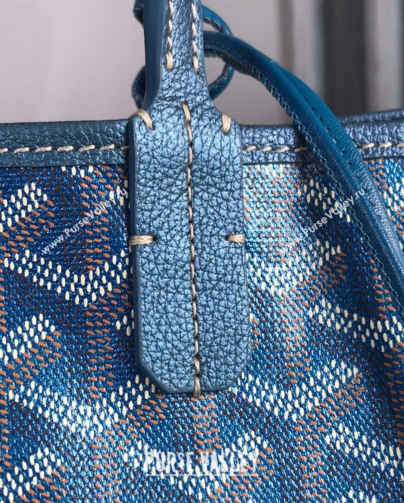 Goyard Glittering Saint Louis GM Tote Bag Pearly Blue 2024 020144 (ZHANG-241108001)