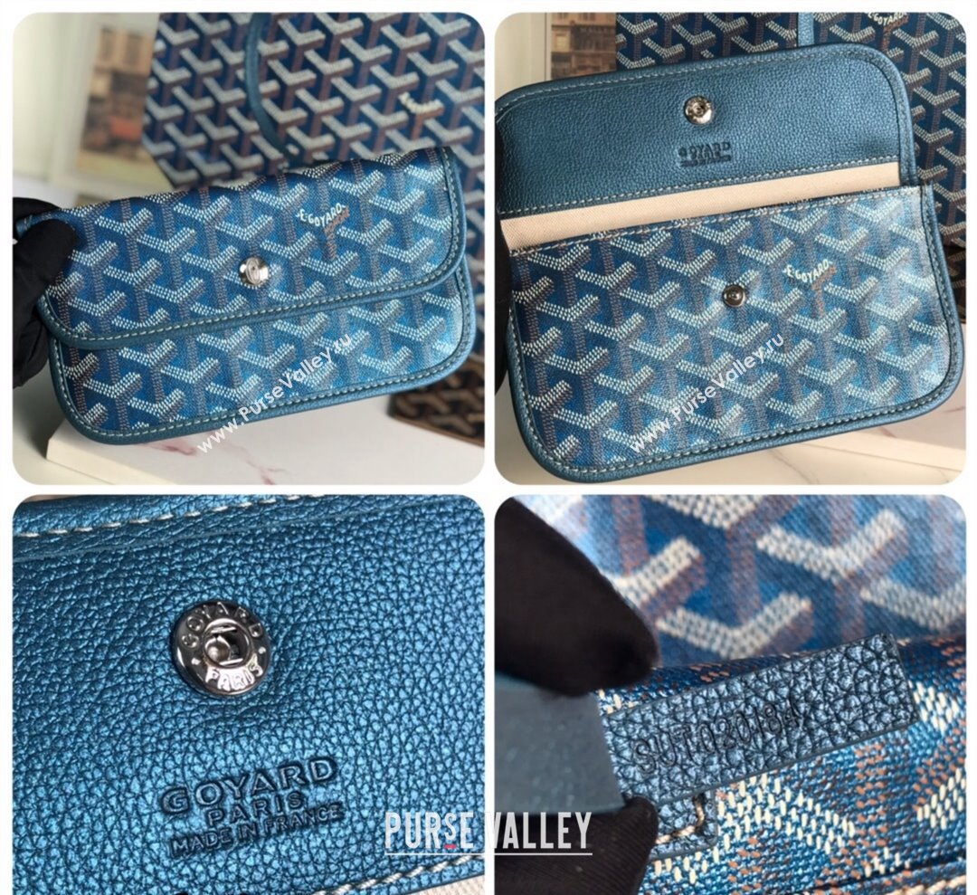 Goyard Glittering Saint Louis PM Tote Bag Pearly Blue 2024 020144 (ZHANG-241108006)