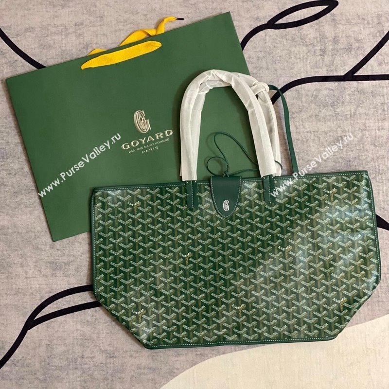 Goyard Reversible Anjou PM Tote Bag Green 2024 1216 (ZHANG-241216026)