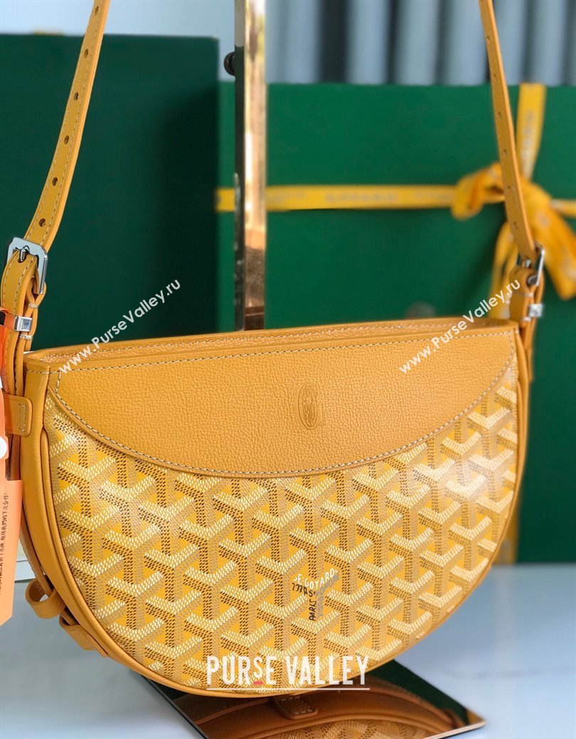 Goyard Hirondelle Shoulder Bag Yellow 2024 GY8007 (ZHANG-241216022)