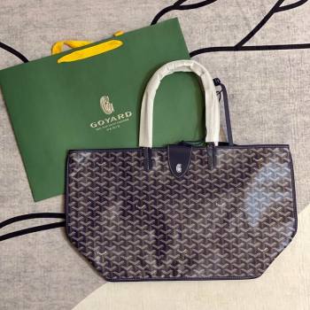 Goyard Reversible Anjou PM Tote Bag Navy Blue 2024 1216 (ZHANG-241216028)