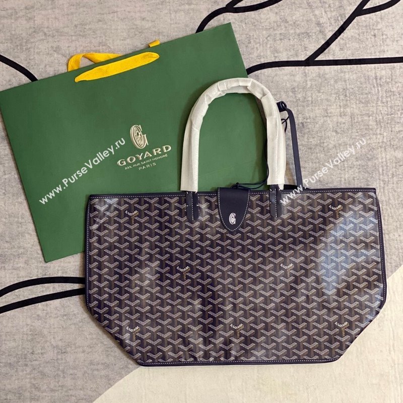 Goyard Reversible Anjou PM Tote Bag Navy Blue 2024 1216 (ZHANG-241216028)