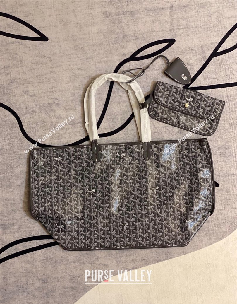 Goyard Reversible Anjou PM Tote Bag Grey 2024 1216 (ZHANG-241216029)