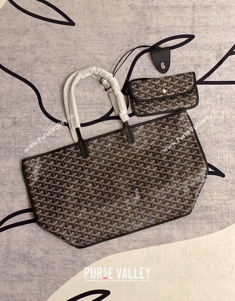 Goyard Reversible Anjou PM Tote Bag Black 2024 1216 (ZHANG-241216030)