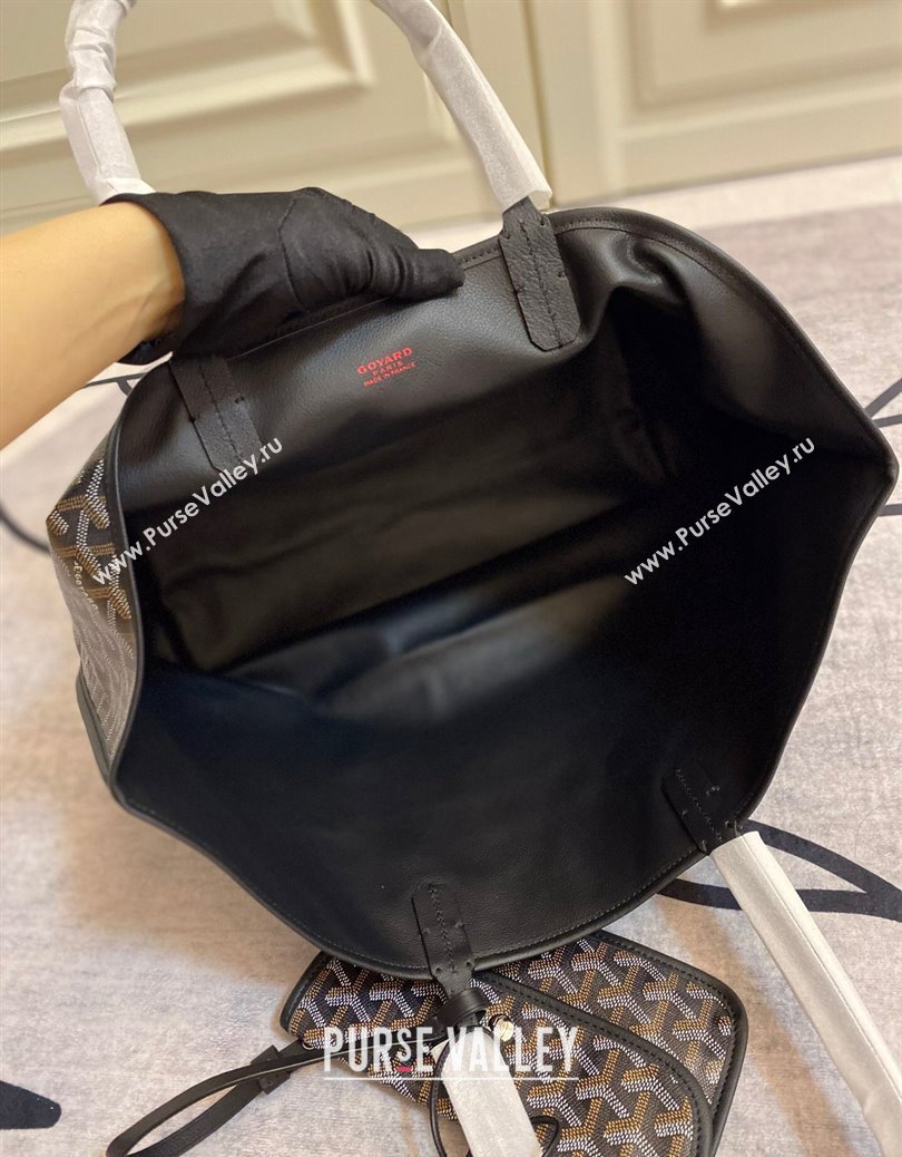 Goyard Reversible Anjou PM Tote Bag Black 2024 1216 (ZHANG-241216030)