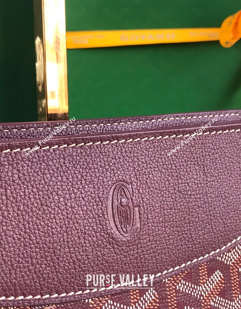 Goyard Hirondelle Shoulder Bag Burgundy 2024 GY8007 (ZHANG-241216023)