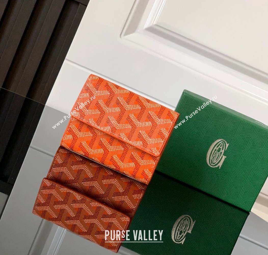 Goyard Marigny Wallet Orange 2024 GY3312 (ZHANG-241216040)