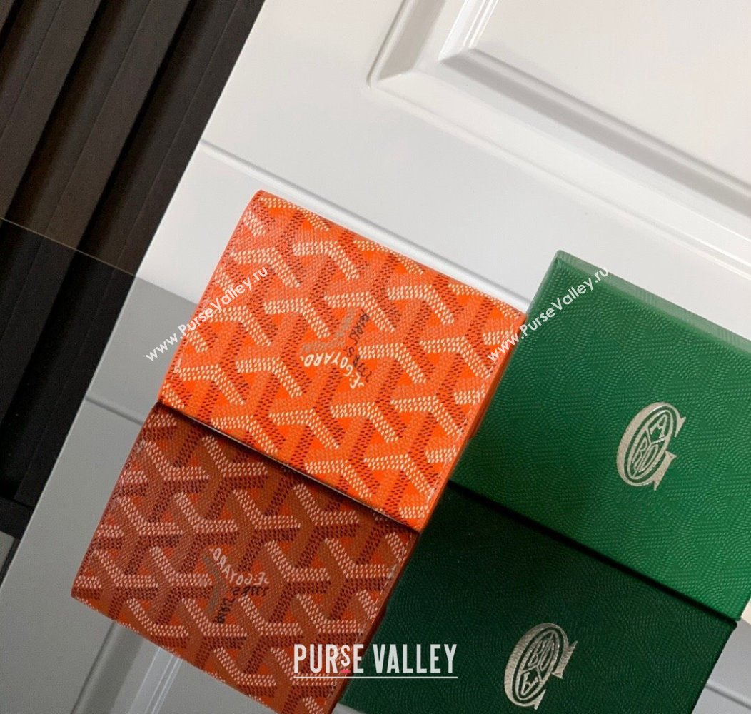 Goyard Marigny Wallet Orange 2024 GY3312 (ZHANG-241216040)