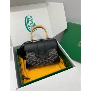 Goyard Saigon Souple Mini Top Handle Bag Black 2024 GY8005 (ZHANG-241216041)