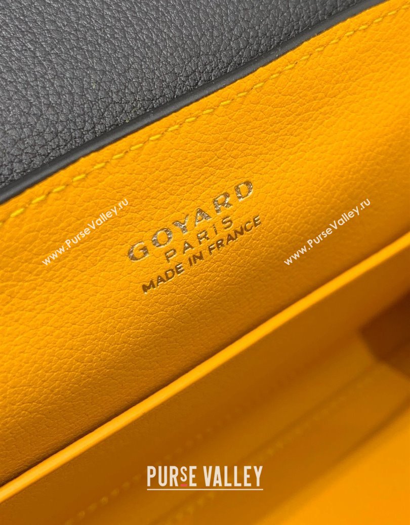 Goyard Saigon Souple Mini Top Handle Bag Black 2024 GY8005 (ZHANG-241216041)