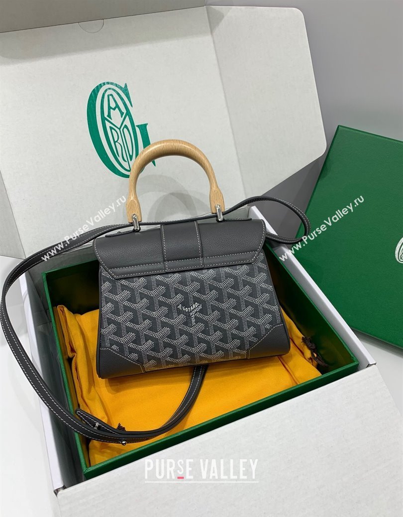 Goyard Saigon Souple Mini Top Handle Bag Grey 2024 GY8005 (ZHANG-241216044)