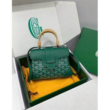 Goyard Saigon Souple Mini Top Handle Bag Green 2024 GY8005 (ZHANG-241216045)