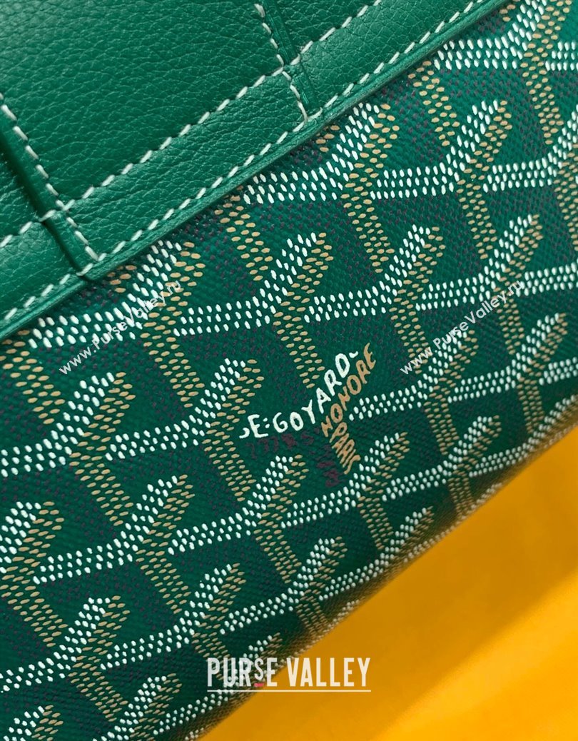 Goyard Saigon Souple Mini Top Handle Bag Green 2024 GY8005 (ZHANG-241216045)