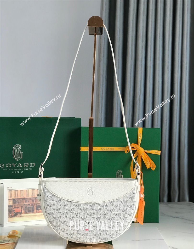 Goyard Hirondelle Shoulder Bag White 2024 GY8007 (ZHANG-241216024)