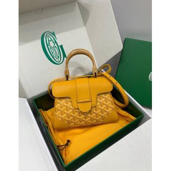 Goyard Saigon Souple Mini Top Handle Bag Yellow 2024 GY8005 (ZHANG-241216047)