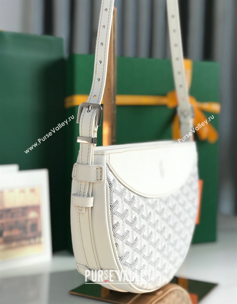 Goyard Hirondelle Shoulder Bag White 2024 GY8007 (ZHANG-241216024)