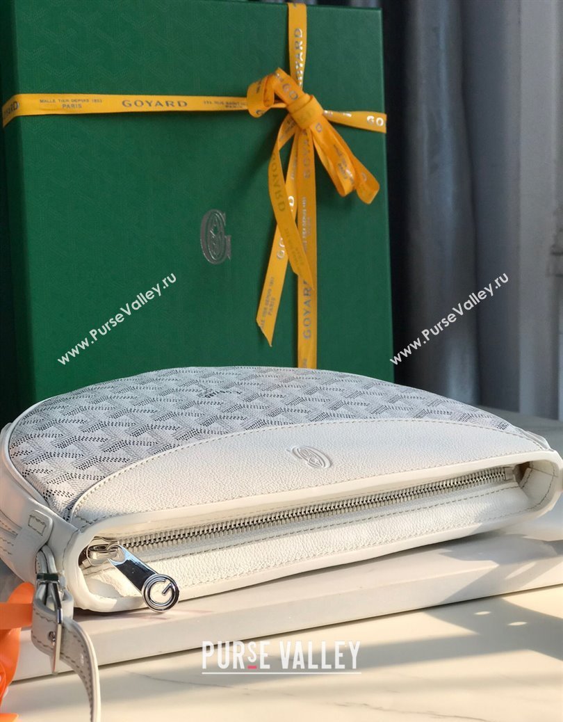 Goyard Hirondelle Shoulder Bag White 2024 GY8007 (ZHANG-241216024)