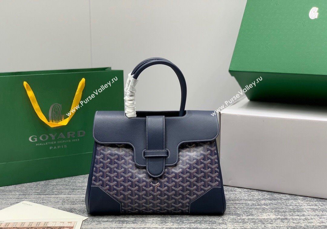 Goyard Saïgon Tote Bag Navy Blue 2024 GY8006 (ZHANG-241216050)