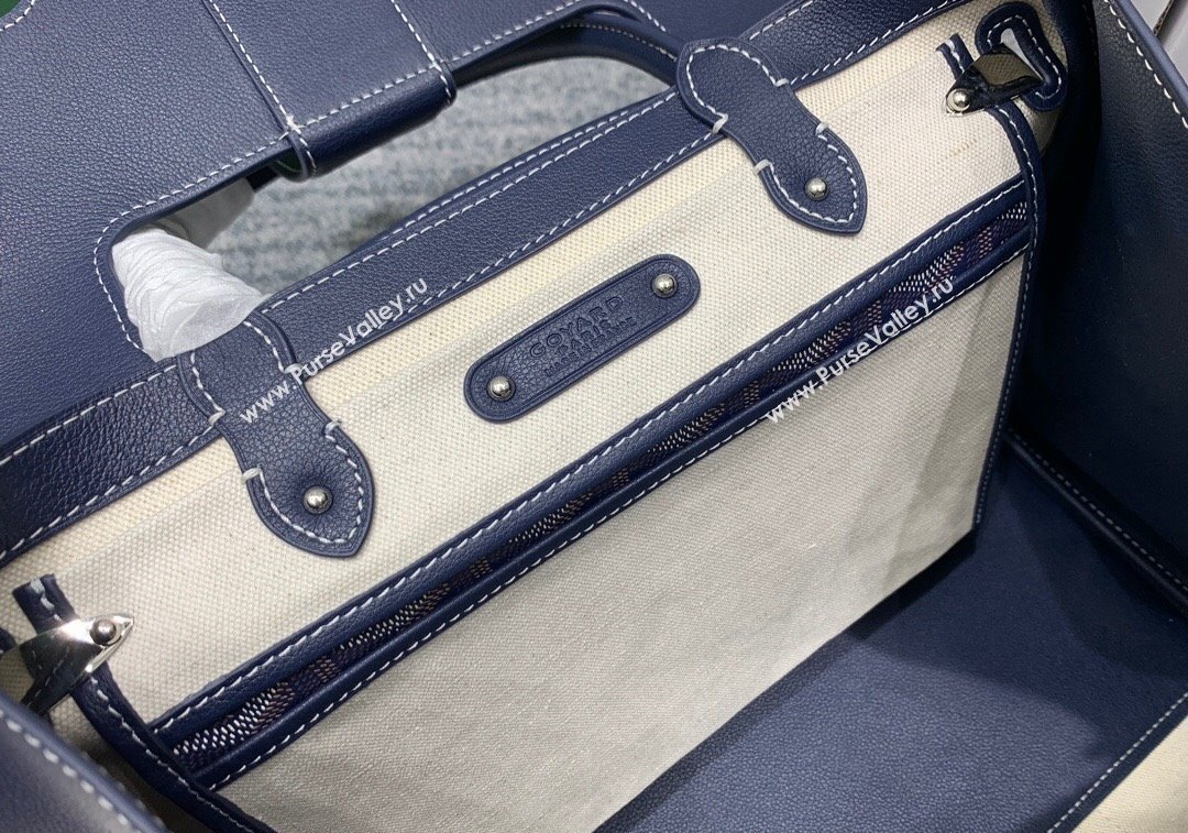 Goyard Saïgon Tote Bag Navy Blue 2024 GY8006 (ZHANG-241216050)