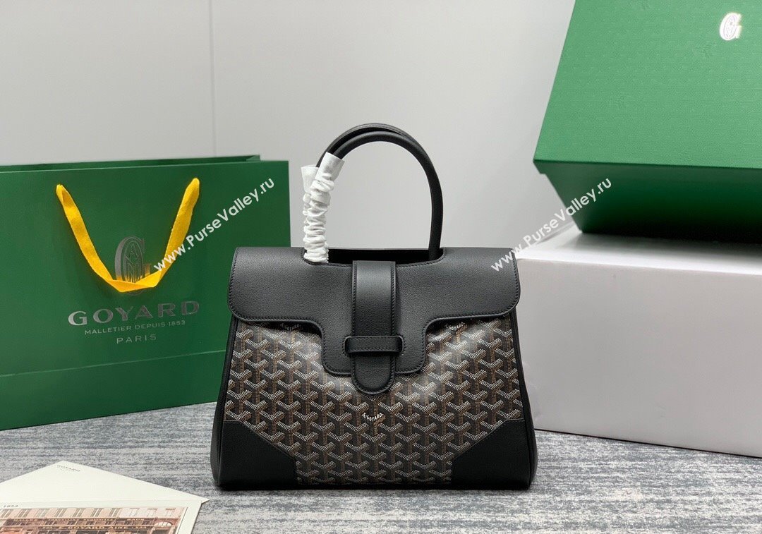 Goyard Saïgon Tote Bag Black 2024 GY8006 (ZHANG-241216051)