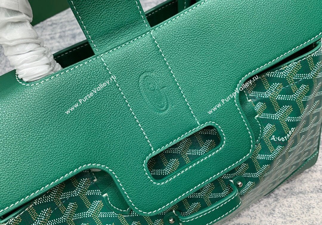 Goyard Saïgon Tote Bag Green 2024 GY8006 (ZHANG-241216053)