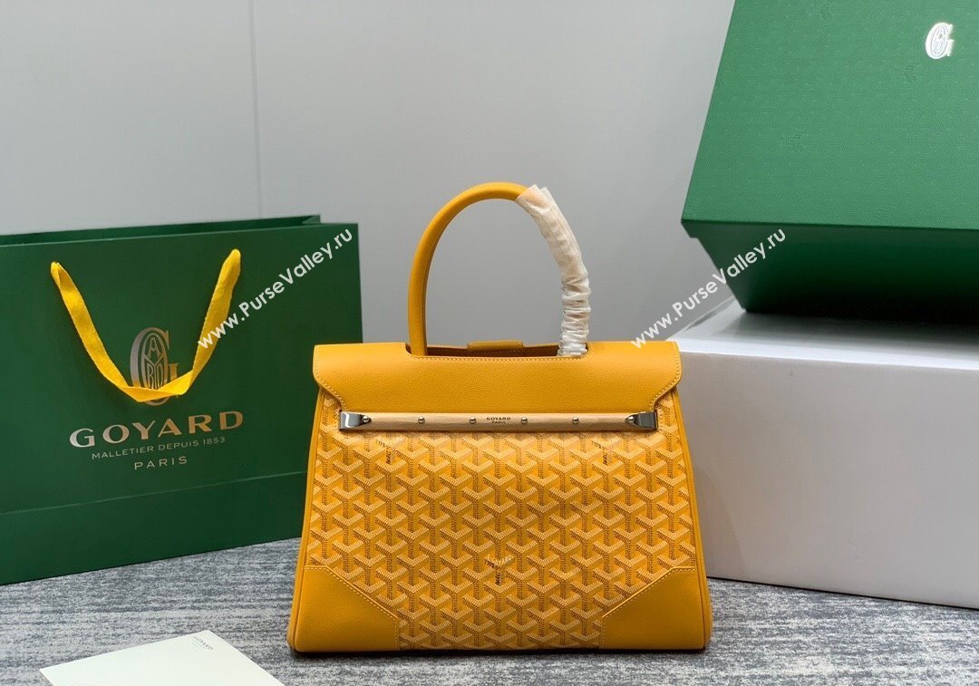 Goyard Saïgon Tote Bag Yellow 2024 GY8006 (ZHANG-241216055)