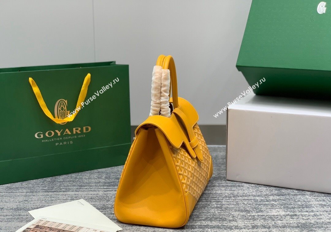 Goyard Saïgon Tote Bag Yellow 2024 GY8006 (ZHANG-241216055)