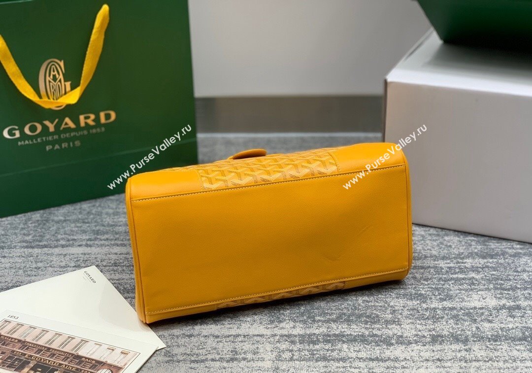 Goyard Saïgon Tote Bag Yellow 2024 GY8006 (ZHANG-241216055)