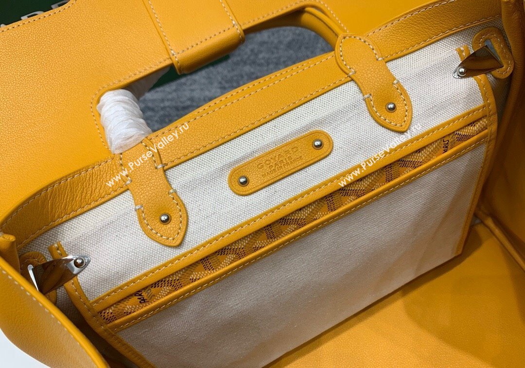 Goyard Saïgon Tote Bag Yellow 2024 GY8006 (ZHANG-241216055)