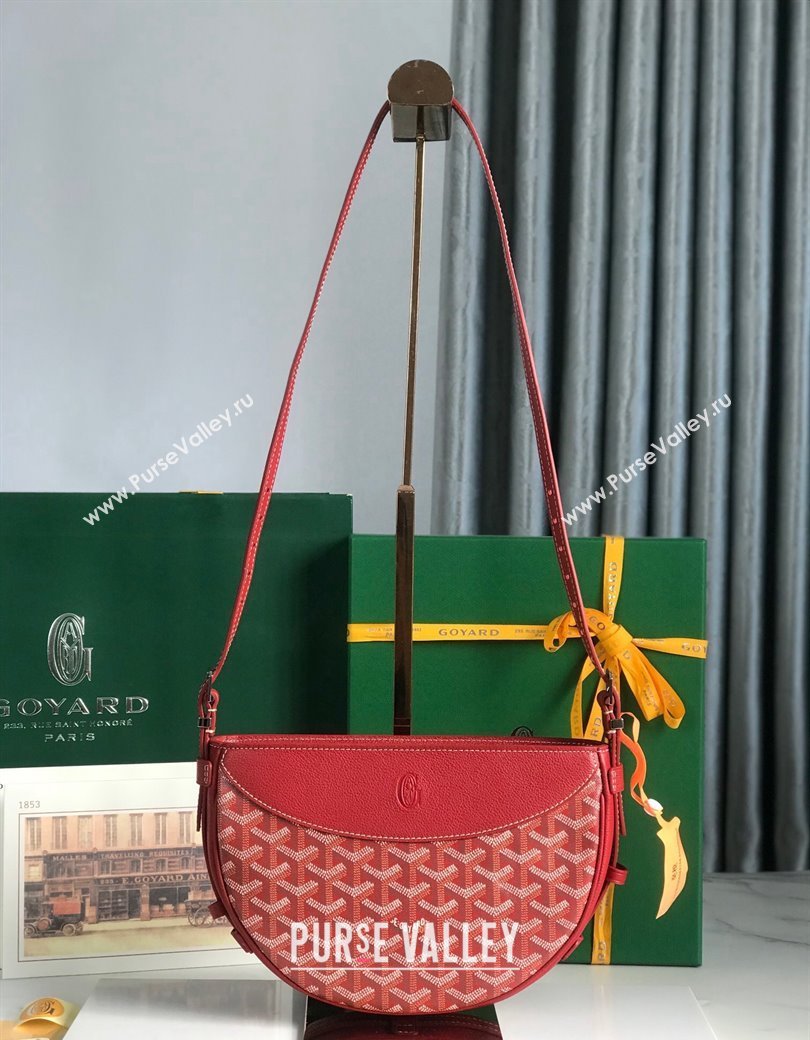 Goyard Hirondelle Shoulder Bag Red 2024 GY8007 (ZHANG-241216025)