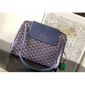 Goyard Rouette PM Shoulder Bag Navy Blue 2024 GY6685 (ZHANG-241216065)